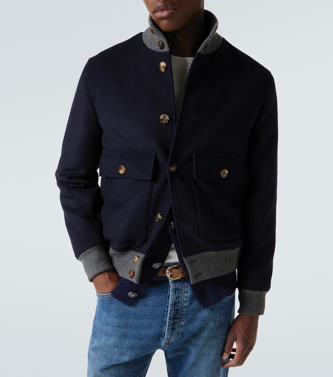 Blouson en laine  | Brunello Cucinelli