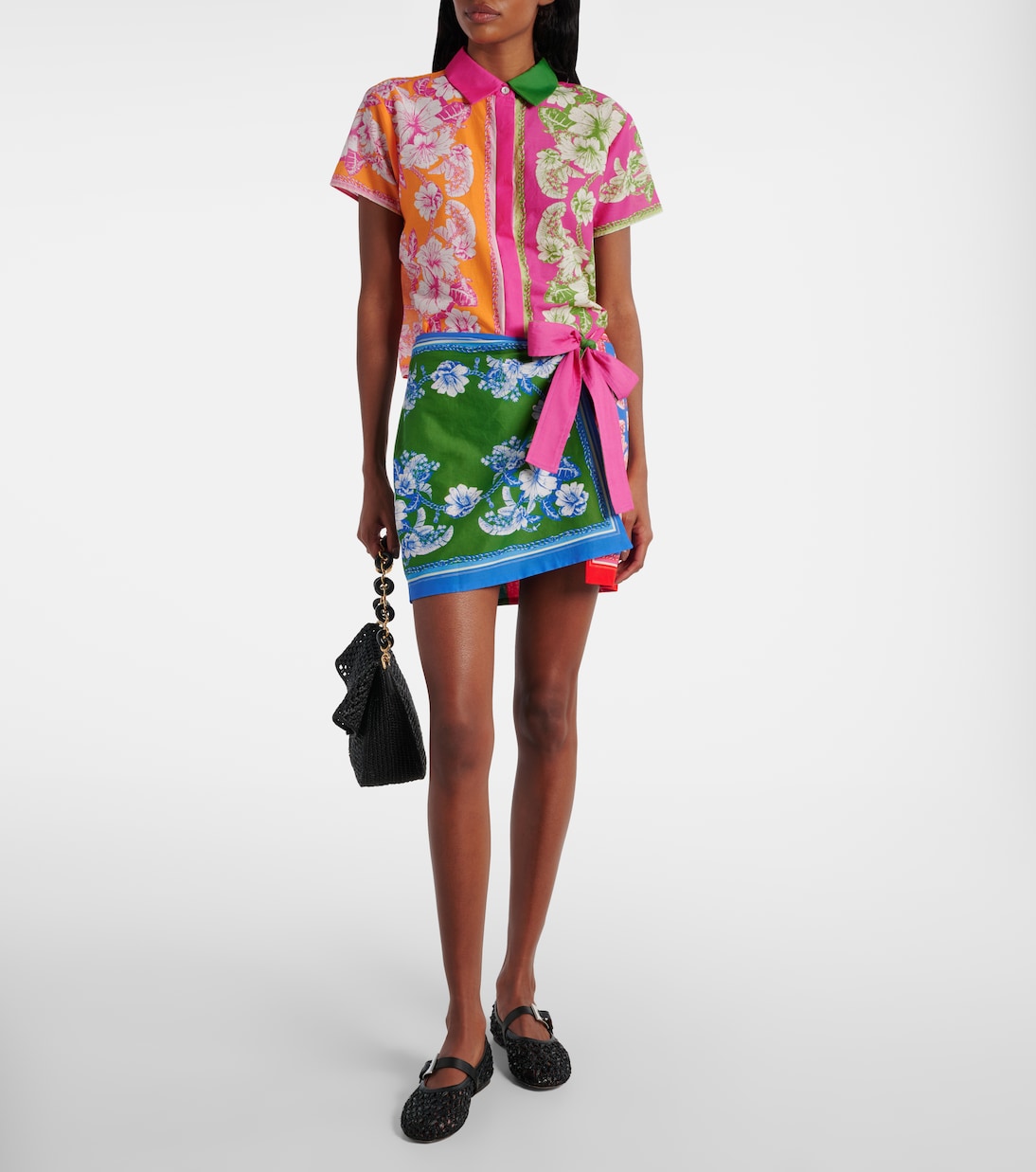 Camicia Mixed Scarves Floral Elegance in cotone | Farm Rio