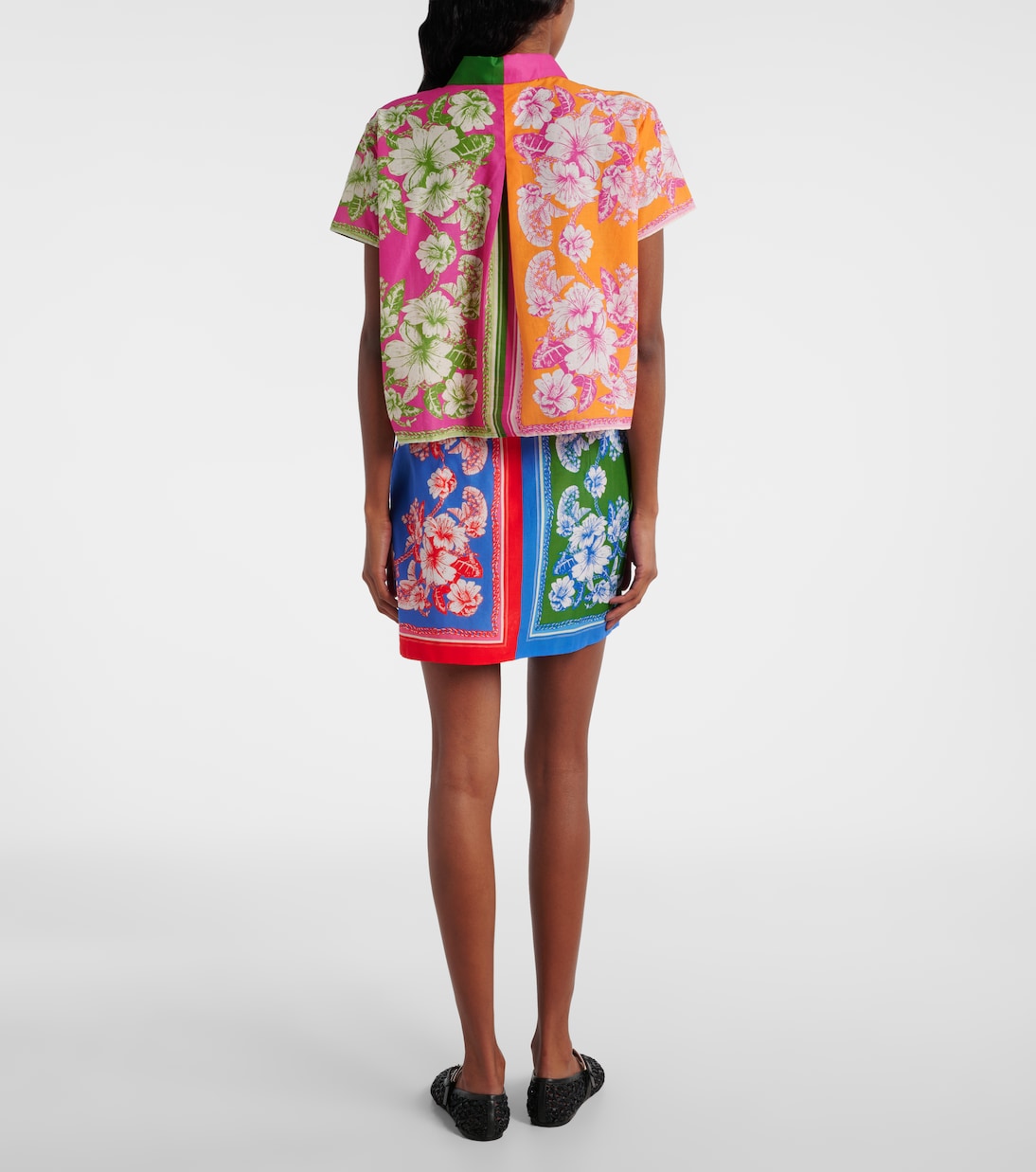 Camicia Mixed Scarves Floral Elegance in cotone | Farm Rio