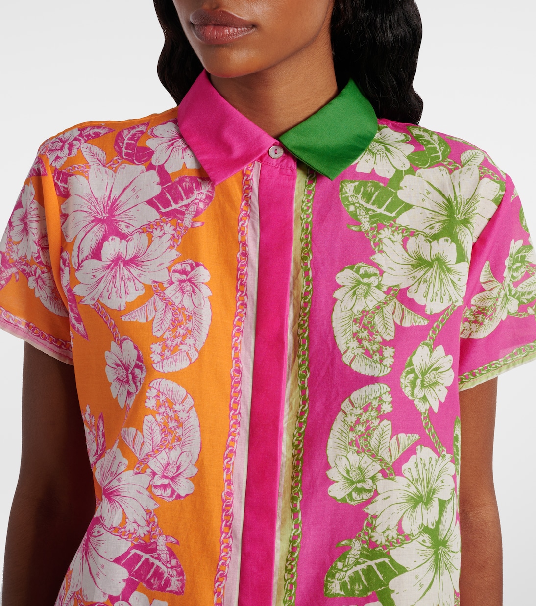 Camicia Mixed Scarves Floral Elegance in cotone | Farm Rio