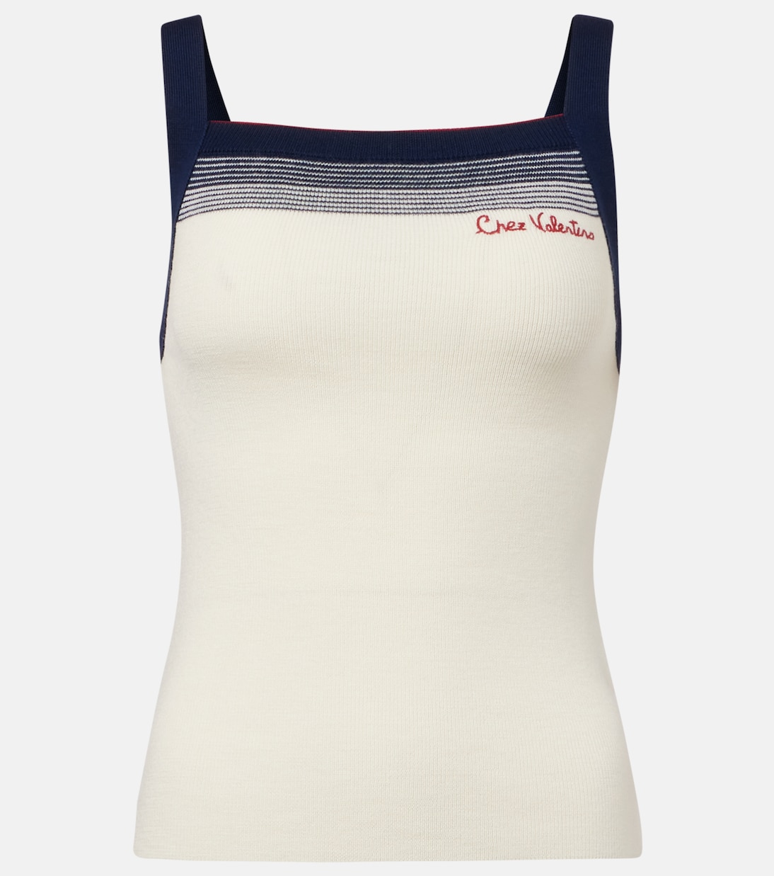 Chez Valentino virgin wool tank top | Valentino