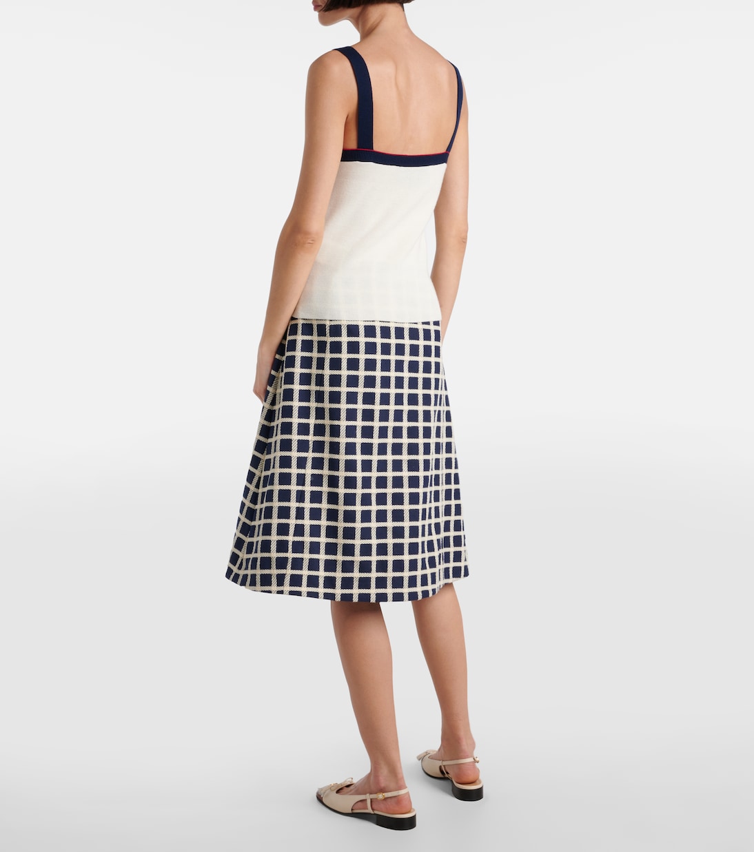 Chez Valentino virgin wool tank top | Valentino