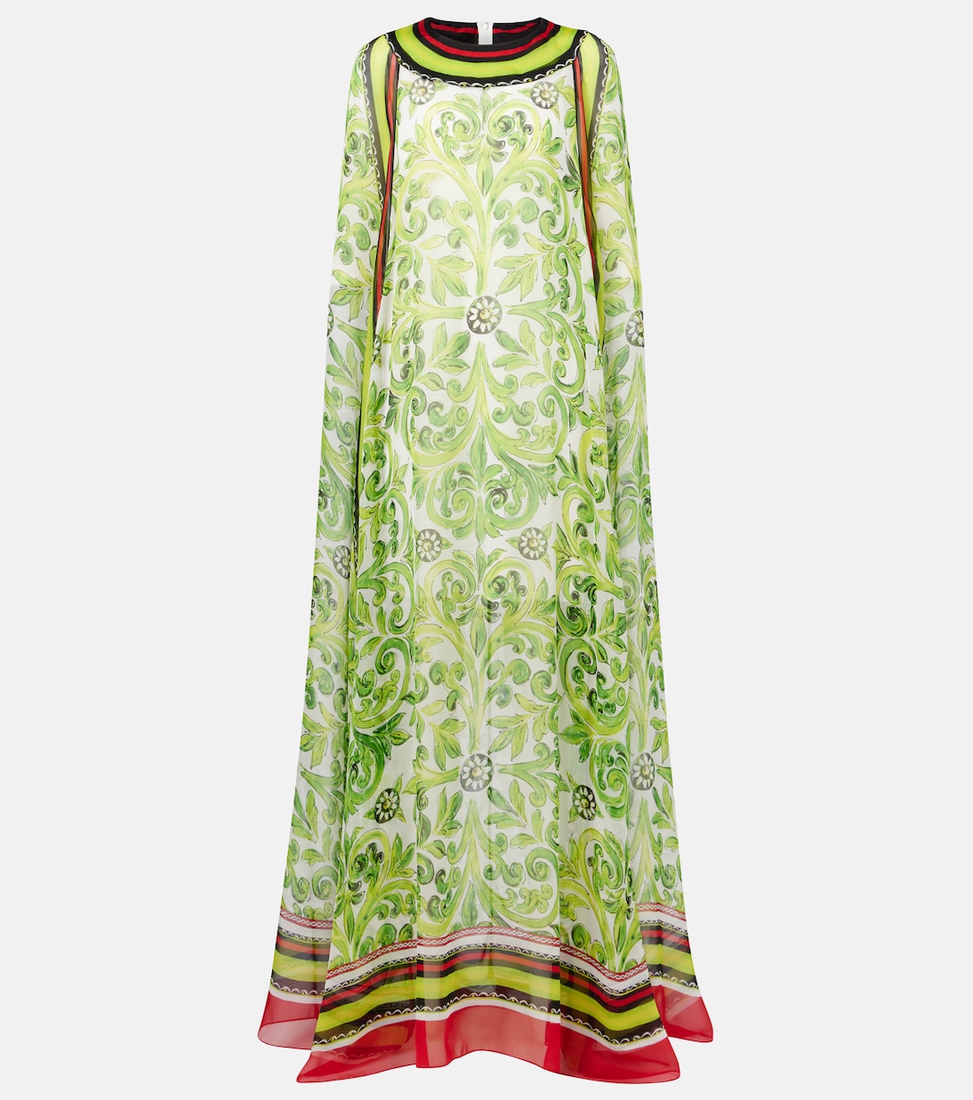 Bedrucktes Maxikleid aus Seide | Dolce&Gabbana