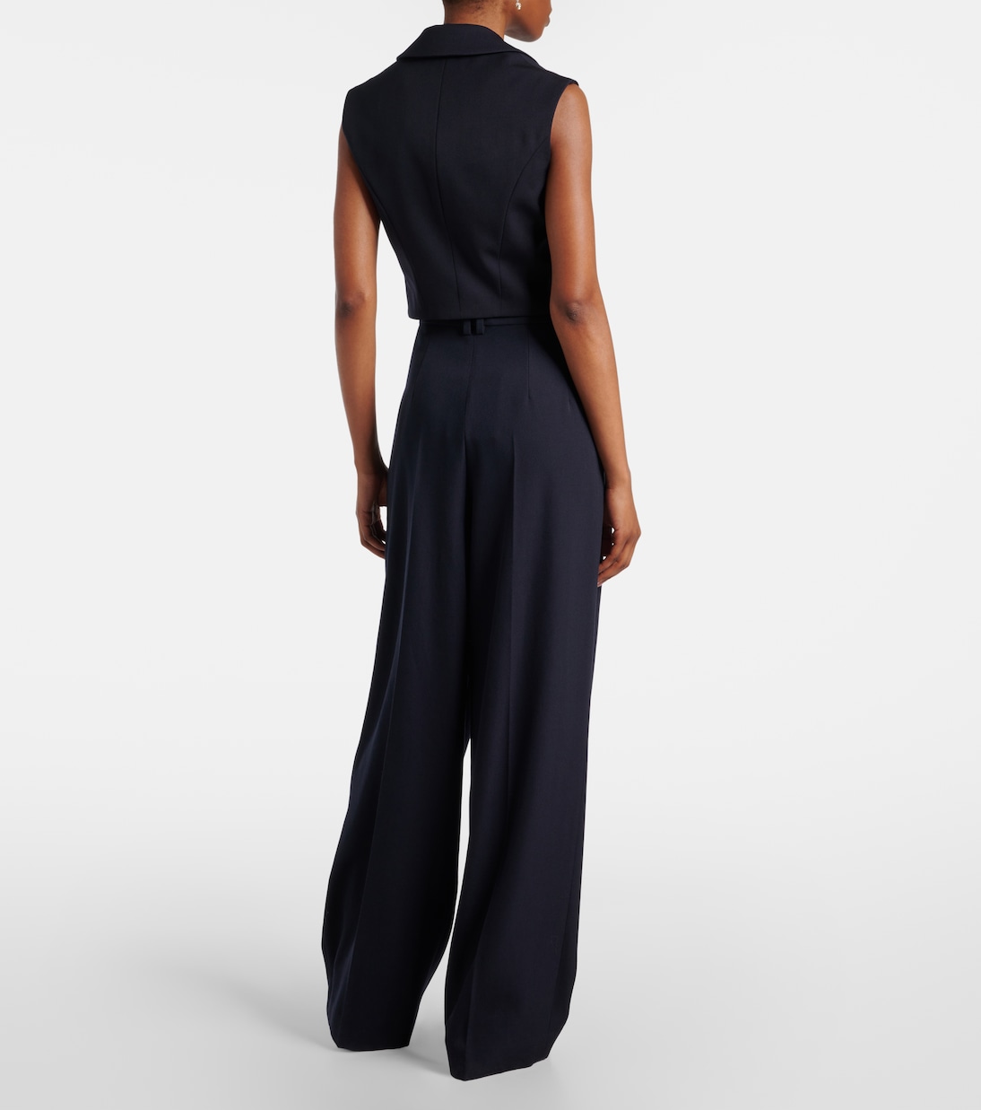 Cropped wool vest | McQueen