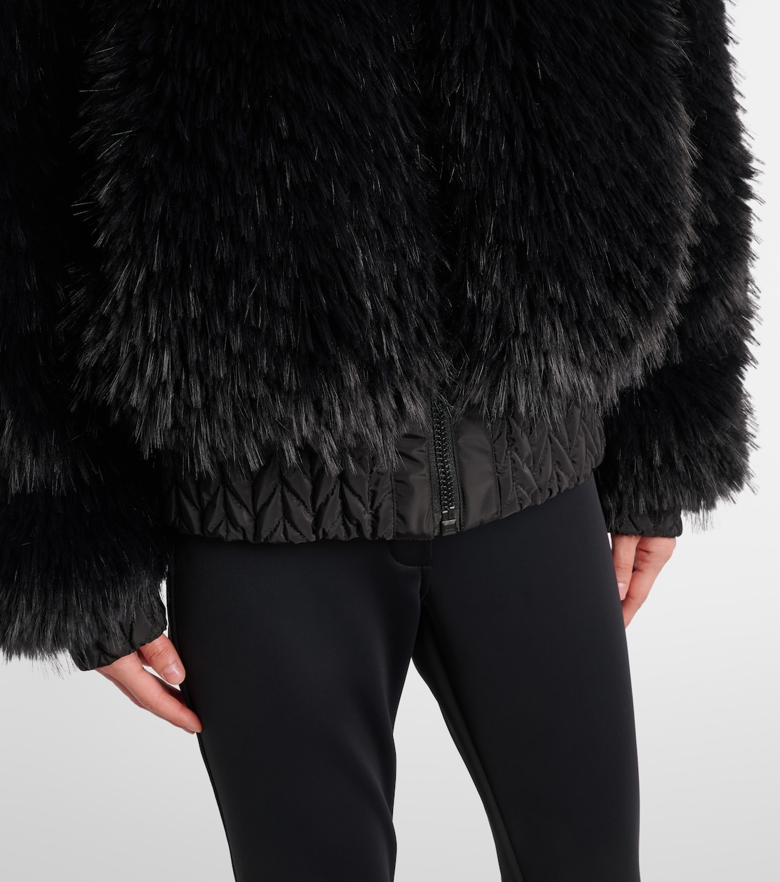 Indira reversible faux fur ski jacket | Goldbergh