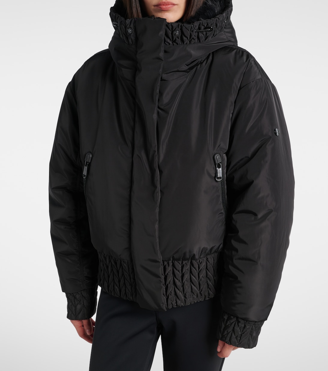 Indira reversible faux fur ski jacket | Goldbergh