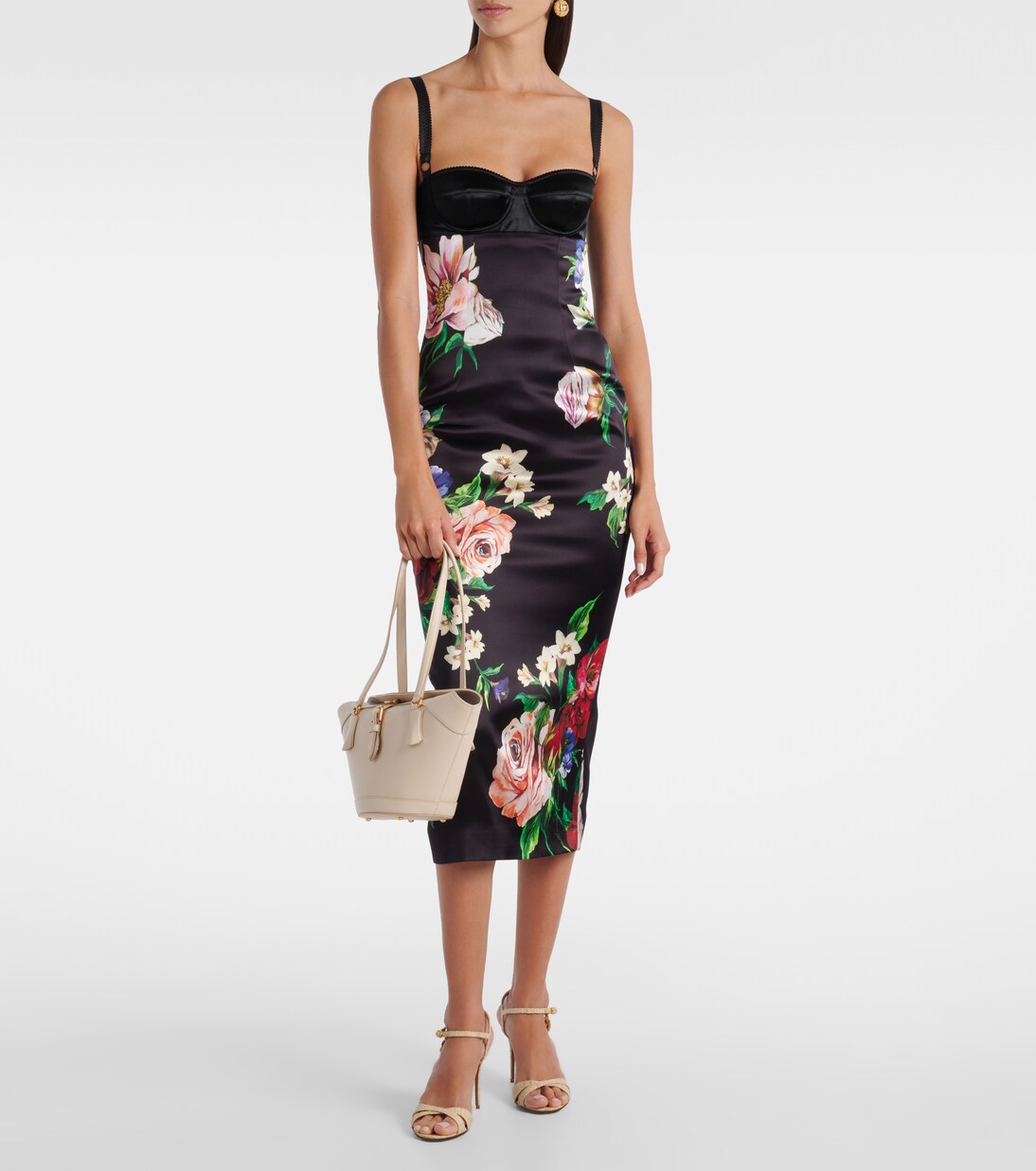Capri Medium leather tote bag | Dolce&Gabbana