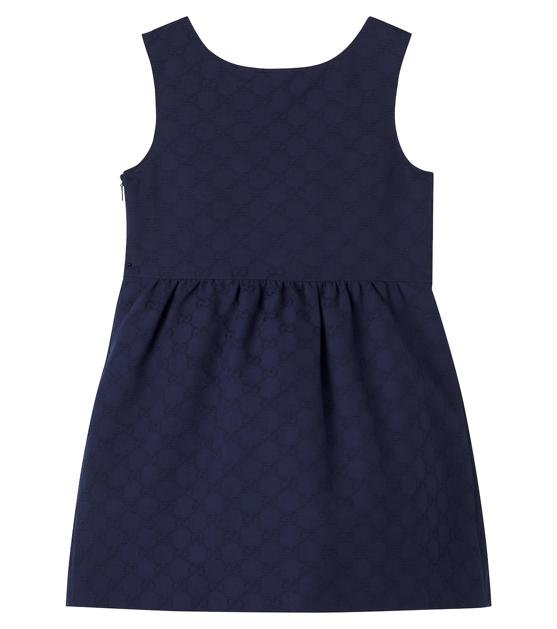 Vestido de algodón en jacquard con GG | Gucci Kids
