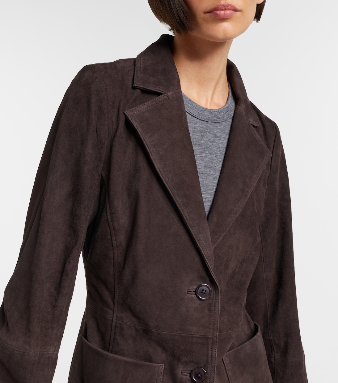 Suede blazer | Róhe