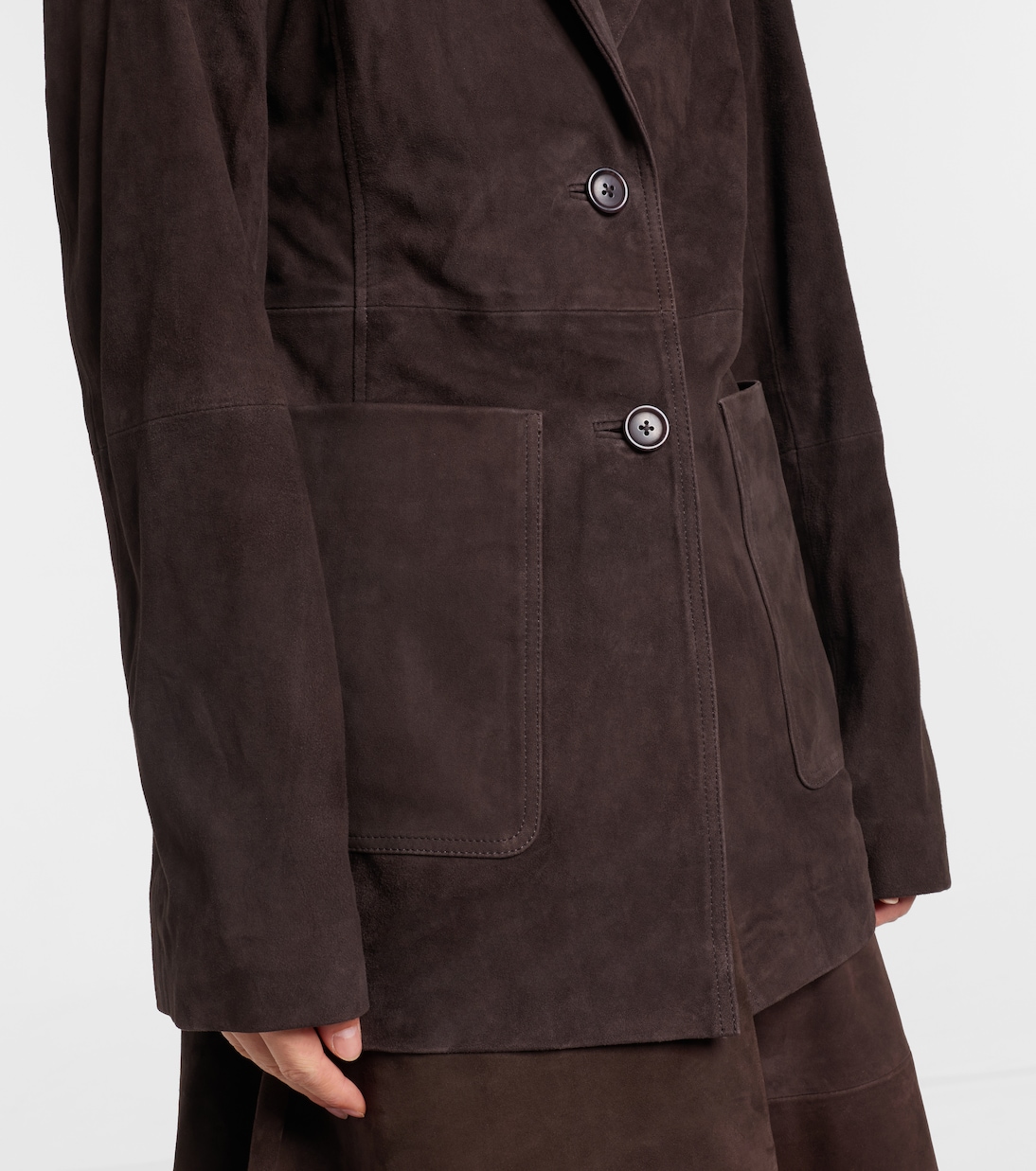 Suede blazer | Róhe
