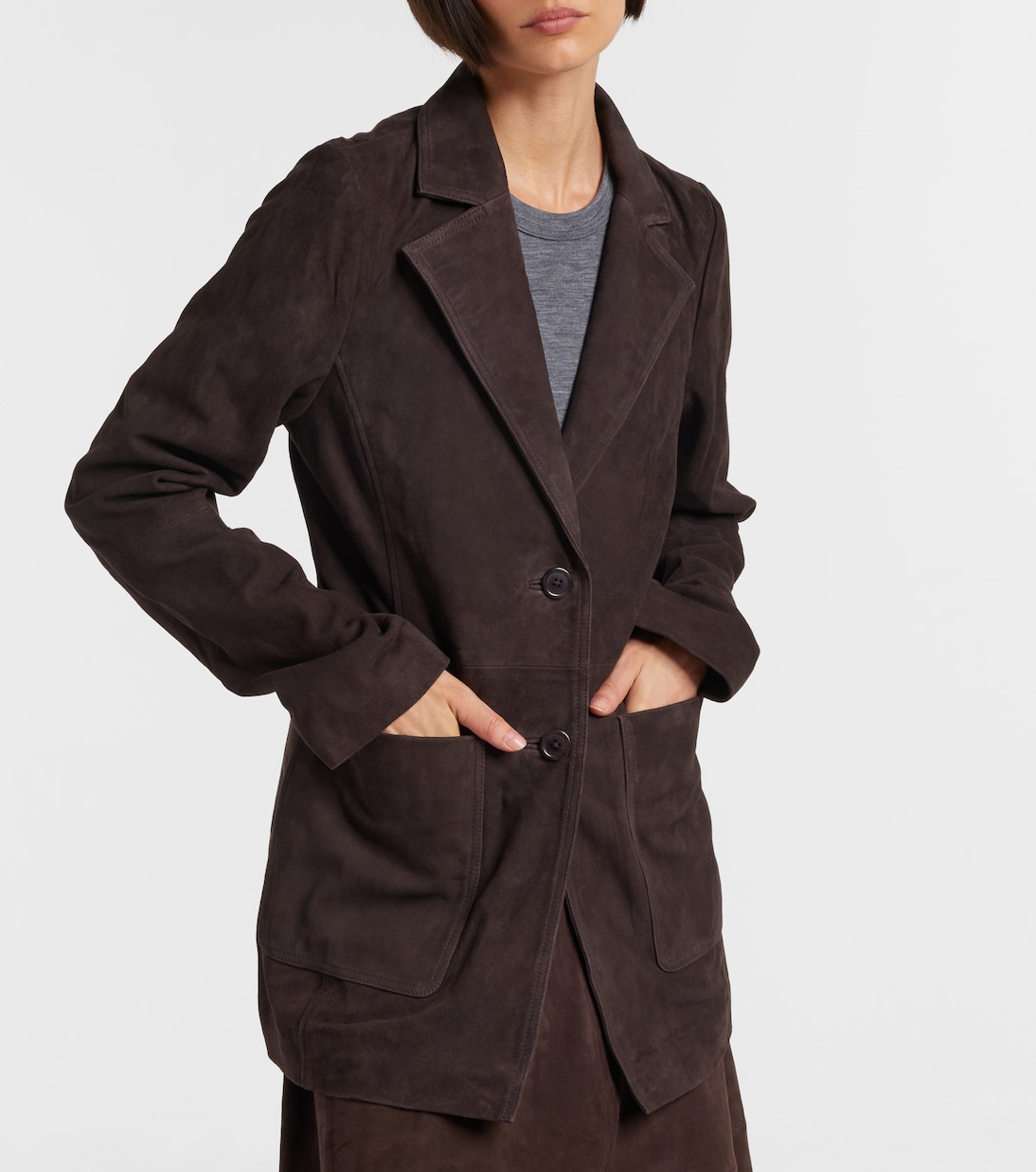 Suede blazer | Róhe
