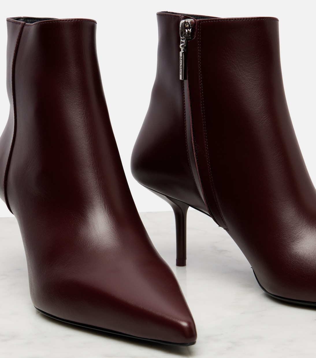 Stivaletti Lightbootie 65 in pelle | Max Mara