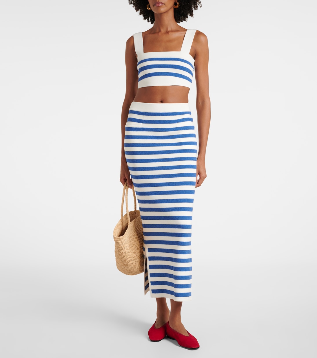 Ari striped pencil skirt | Posse