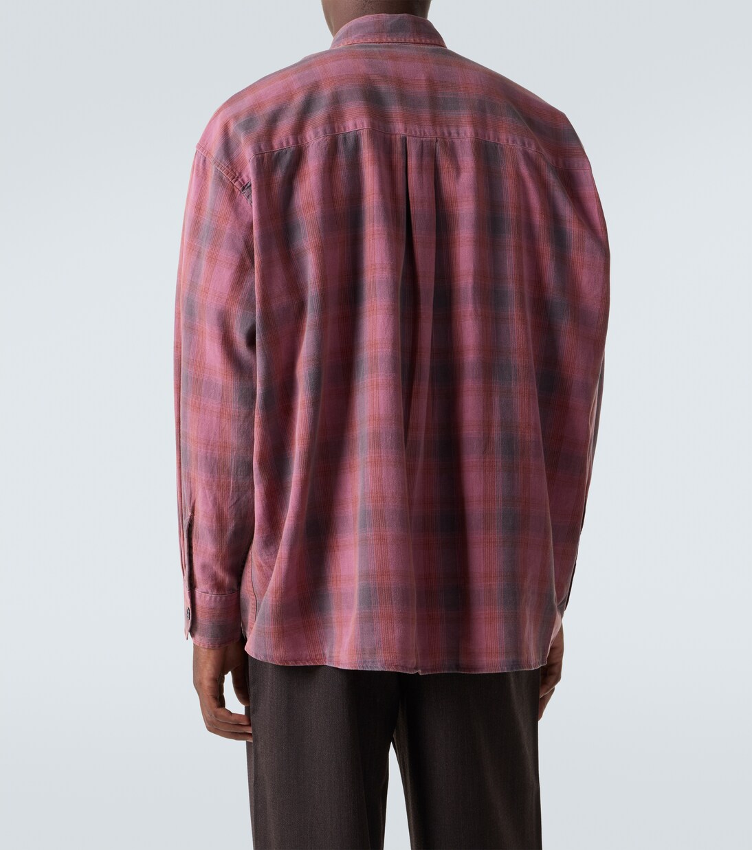Camisa Borrowed de franela de algodón a cuadros | Our Legacy