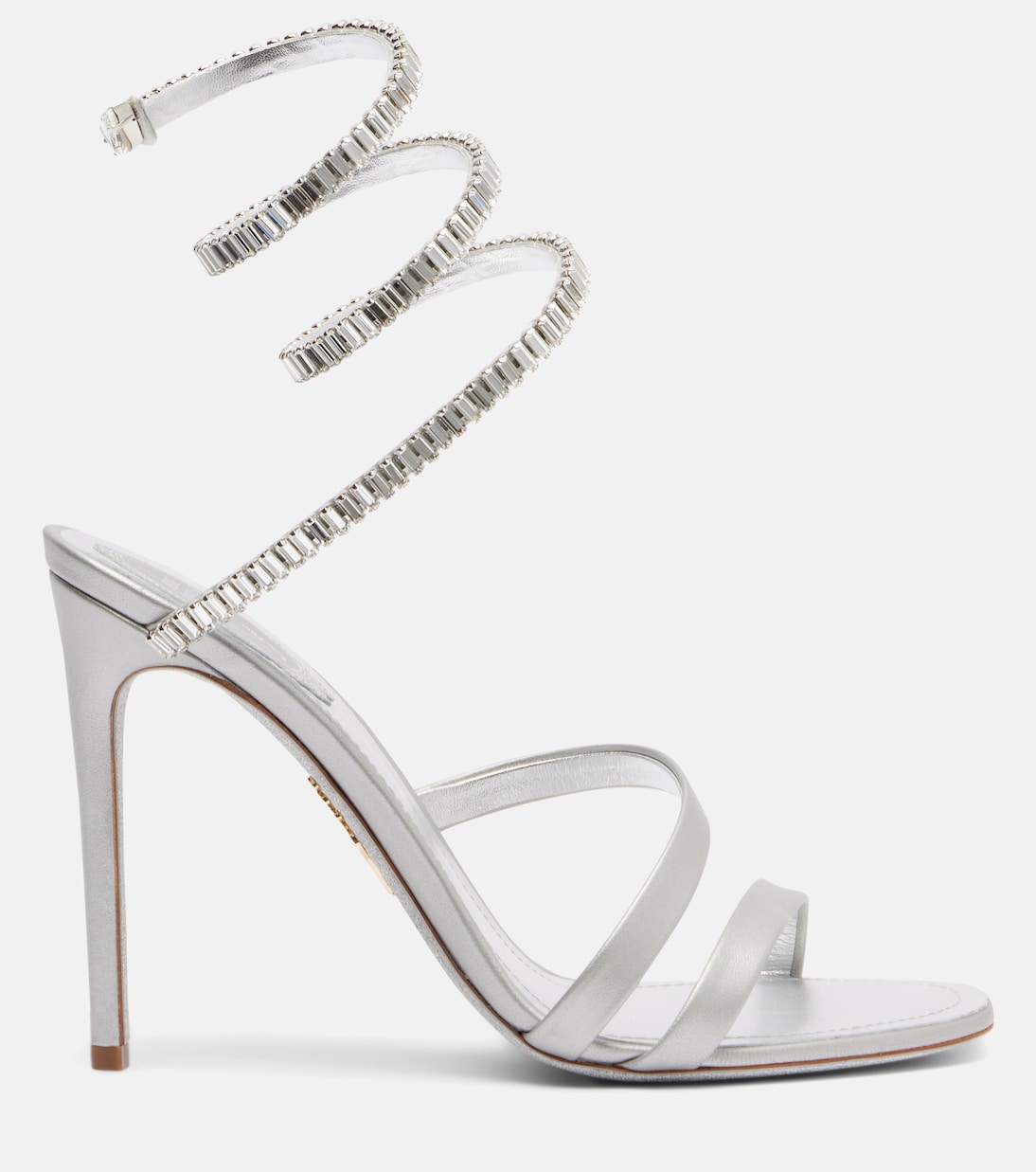 Sandales Cleo Spark 105 en cuir métallisé  | Rene Caovilla