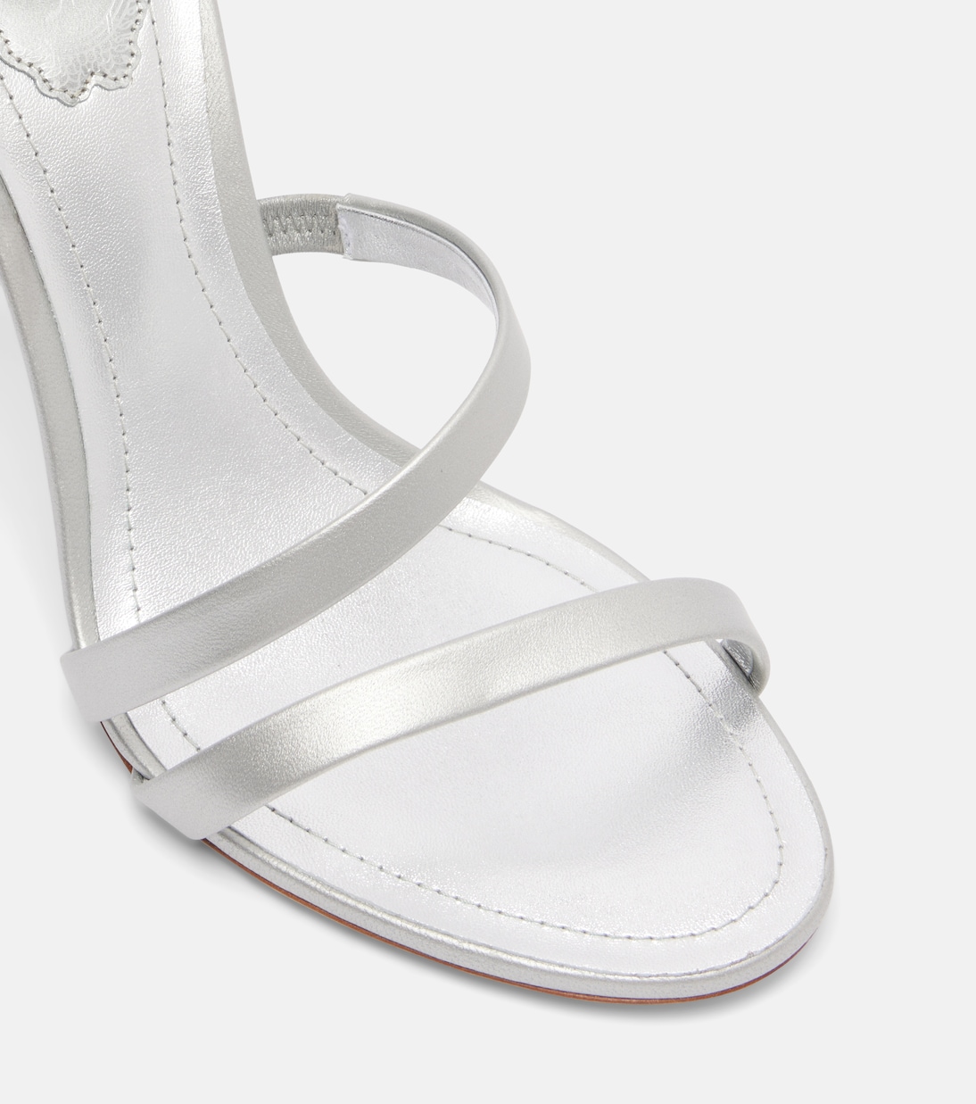 Sandales Cleo Spark 105 en cuir métallisé  | Rene Caovilla