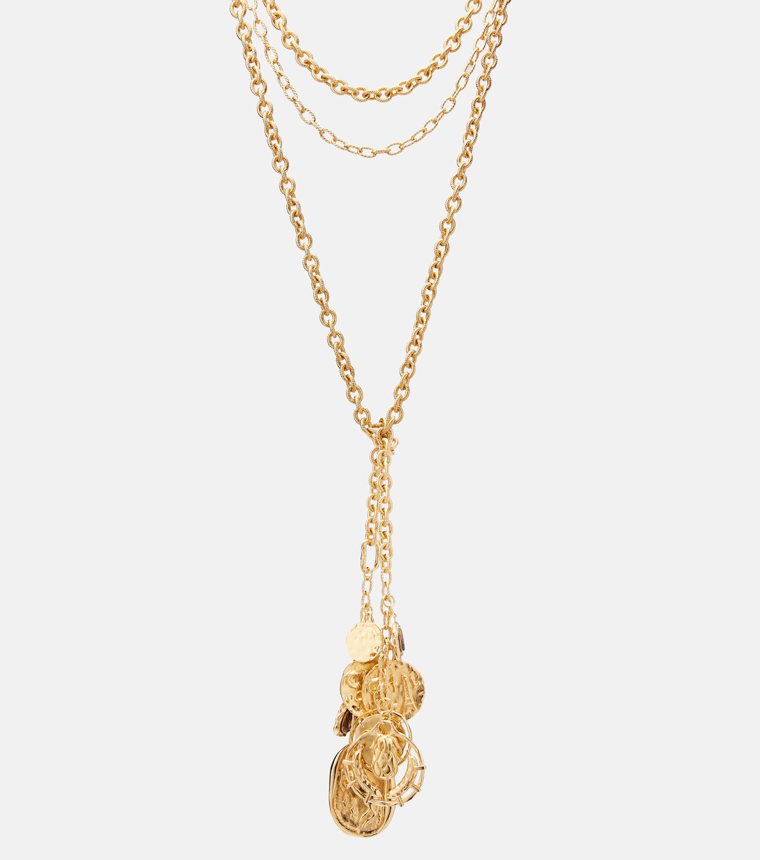 Layered chain pendant necklace | Chloé