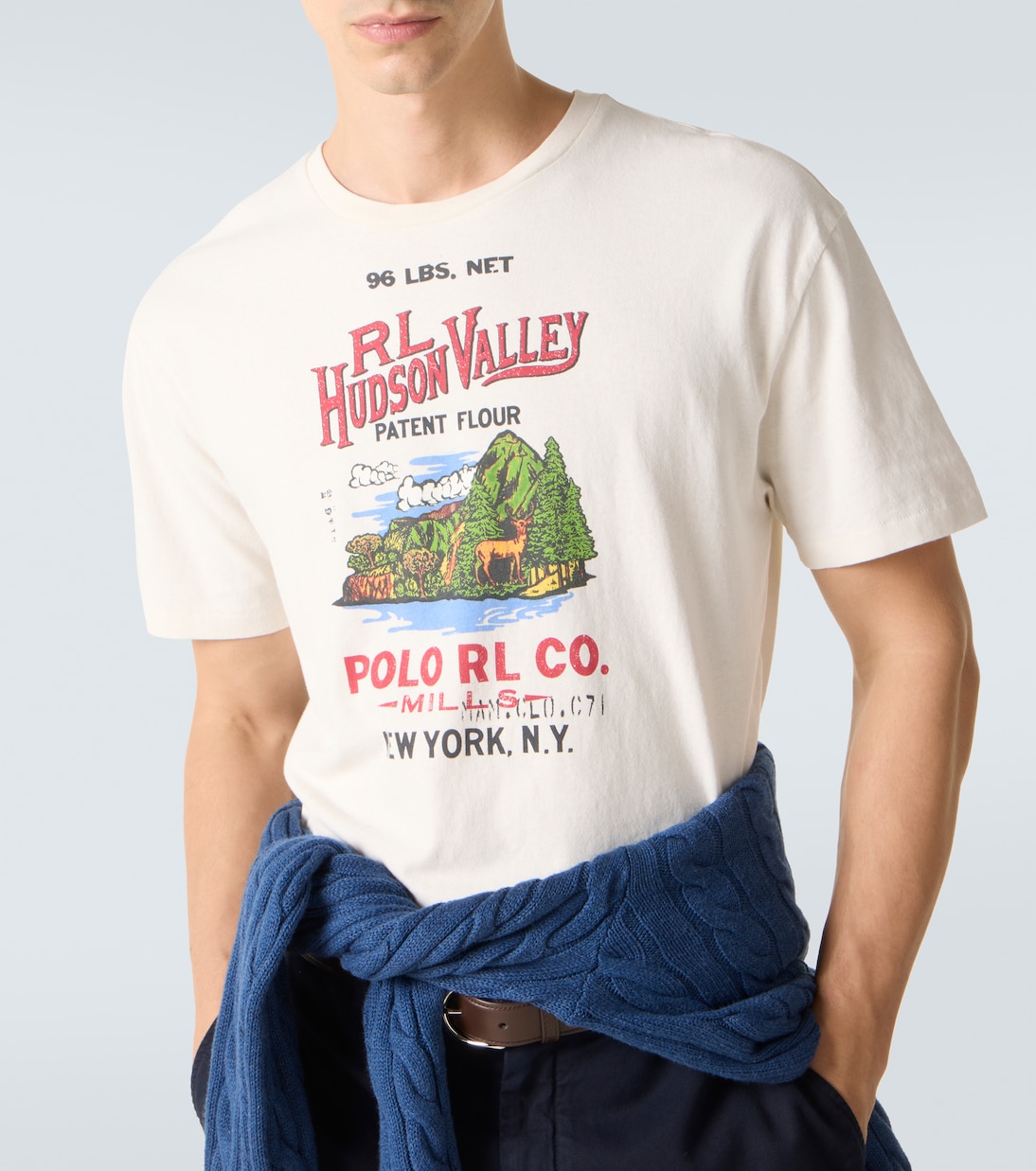 Printed cotton jersey T-shirt | Polo Ralph Lauren