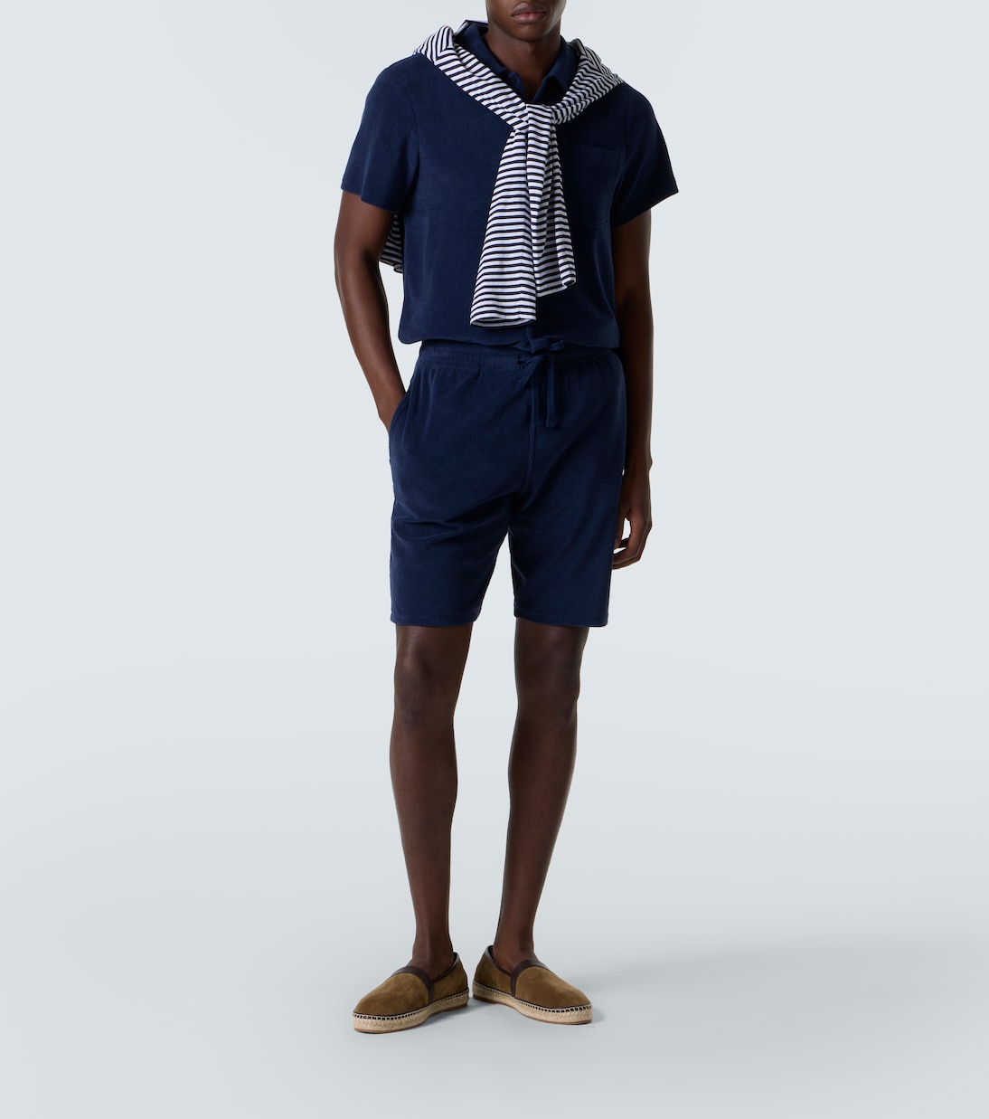 Charli cotton-blend terry polo shirt | Vilebrequin