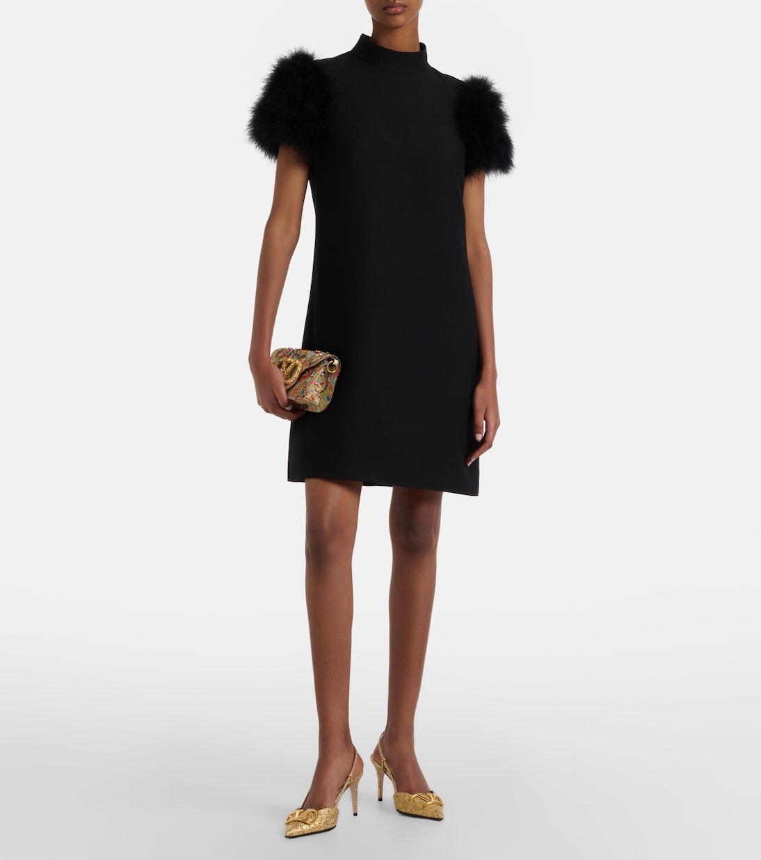 VLogo 80 jacquard slingback pumps | Valentino Garavani