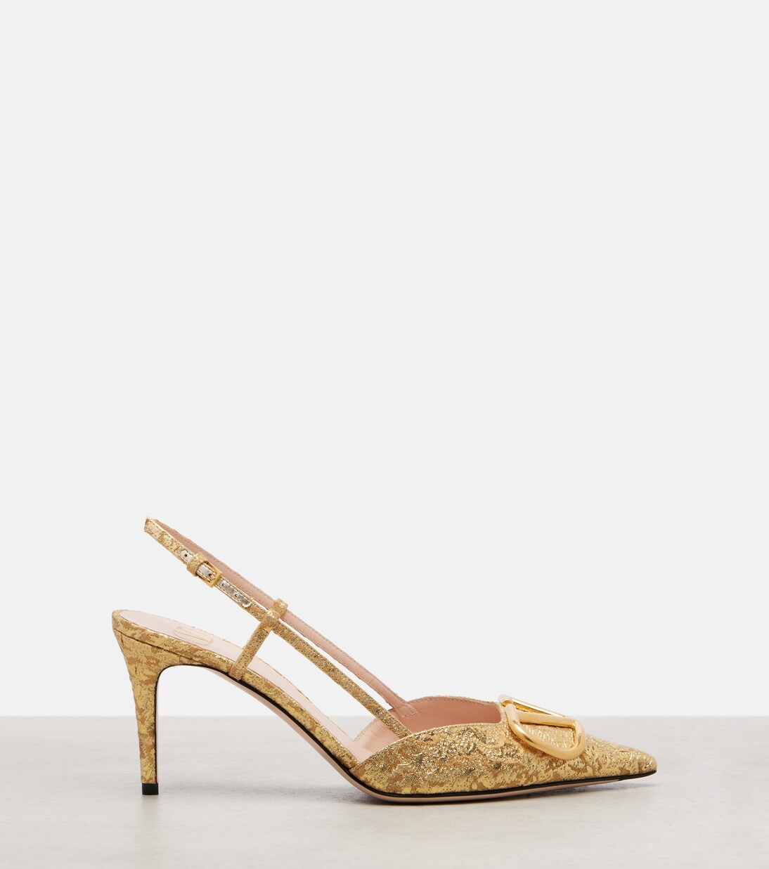 VLogo 80 jacquard slingback pumps | Valentino Garavani