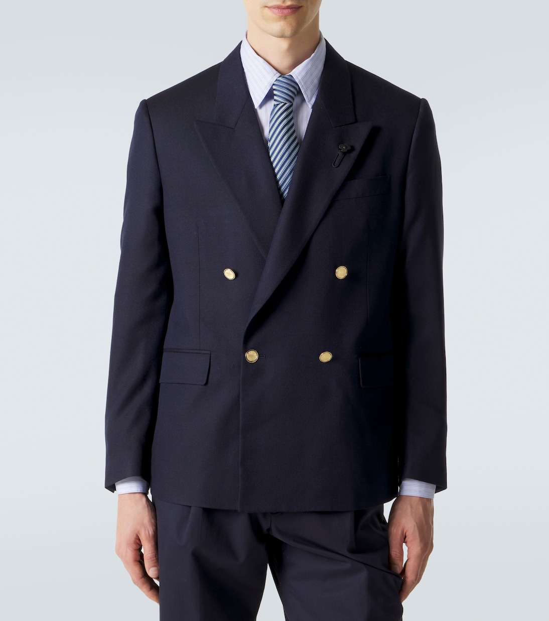 Wool, cashmere, and silk blazer | Lardini