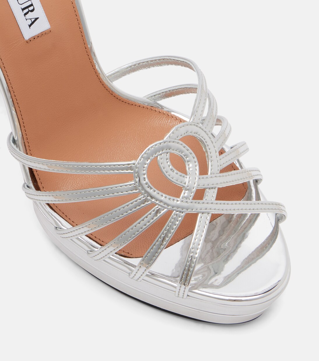 Sandales Sweetheart à plateau en cuir | Aquazzura