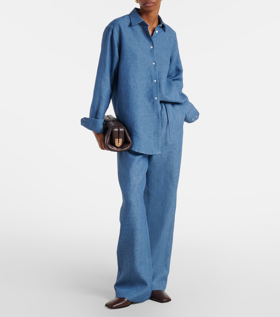 Linen wide-leg pants | Róhe