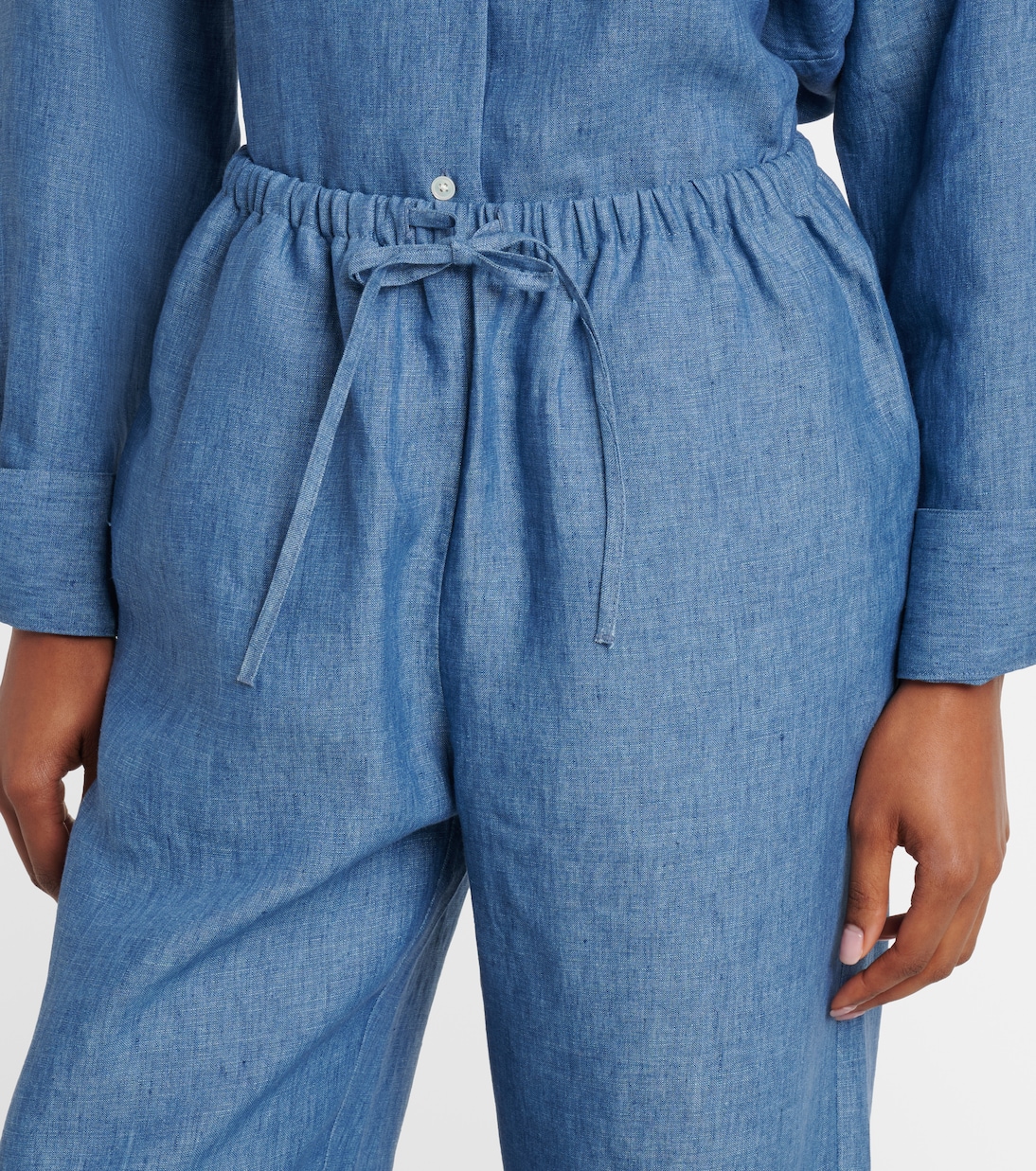 Linen wide-leg pants | Róhe