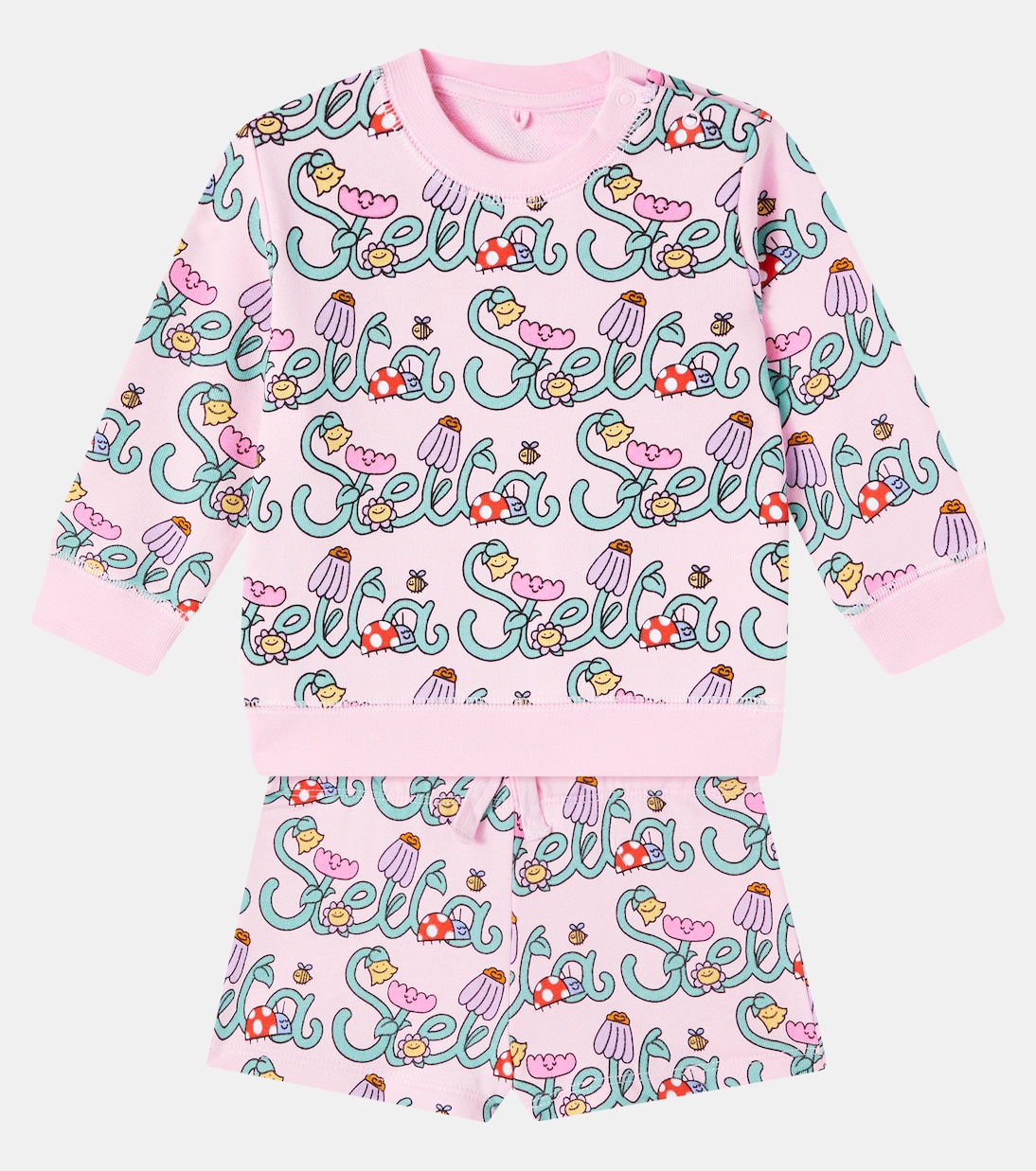 Bébé – Set sweat-shirt et short Stella Vine | Stella McCartney Kids