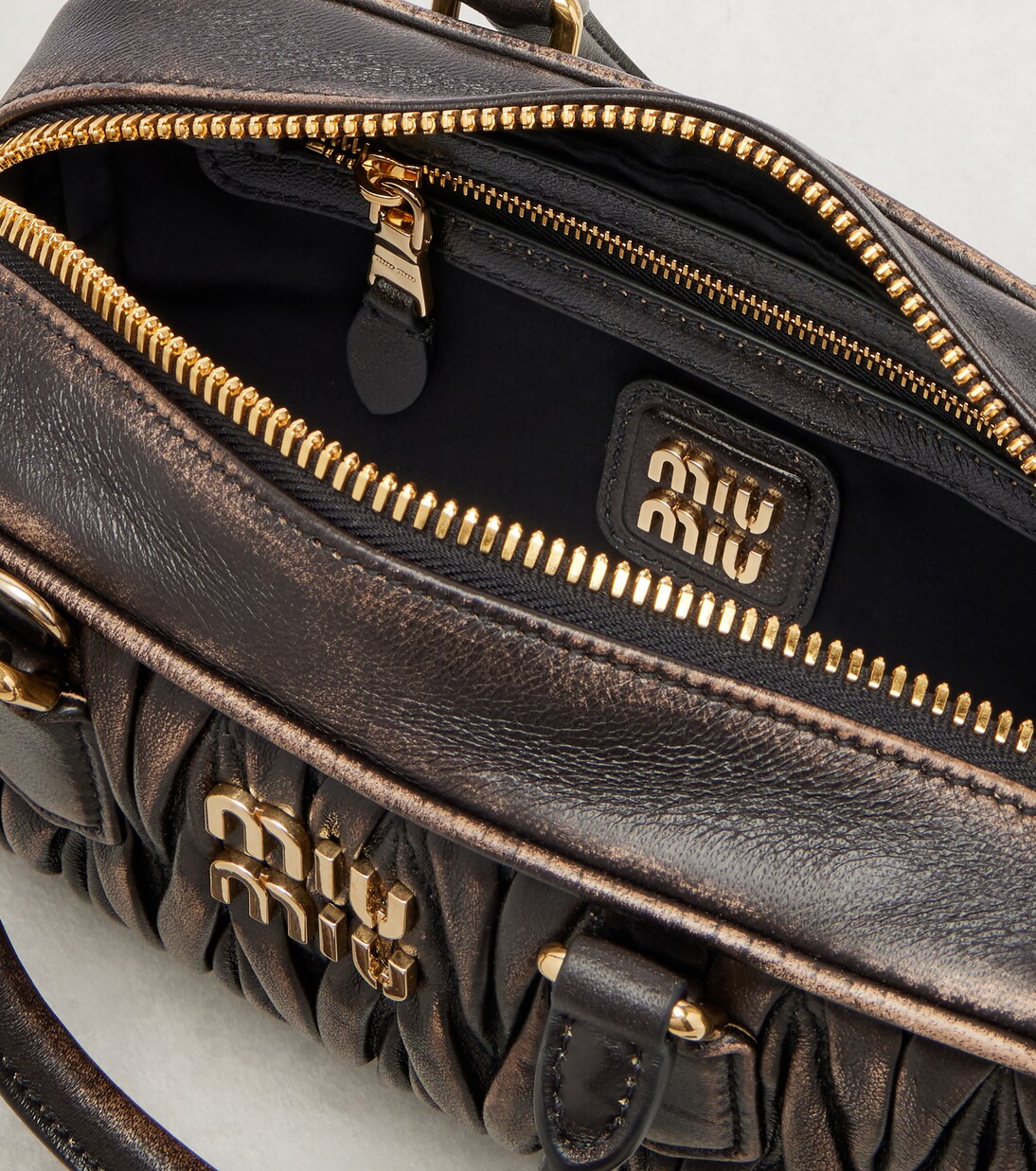 Arcadie matelassé leather tote bag | Miu Miu