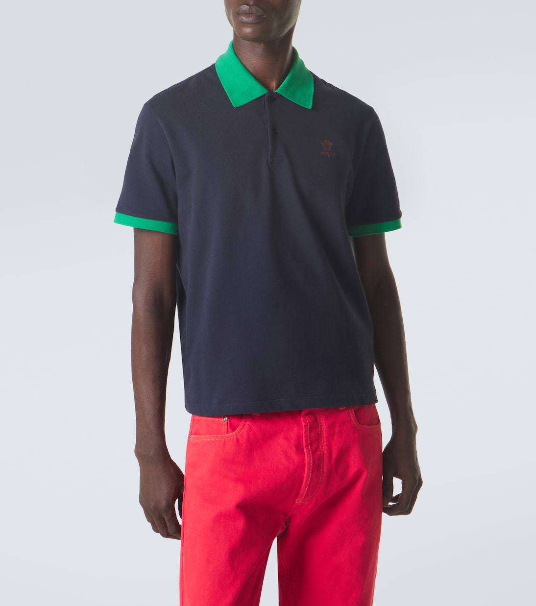 Medusa cotton polo shirt | Versace
