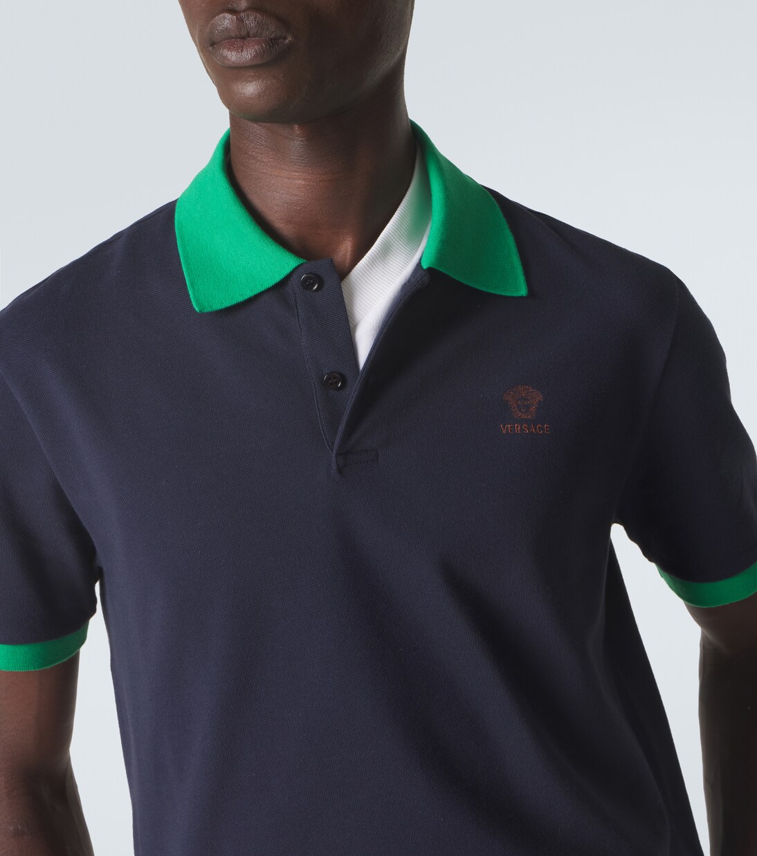 Medusa cotton polo shirt | Versace