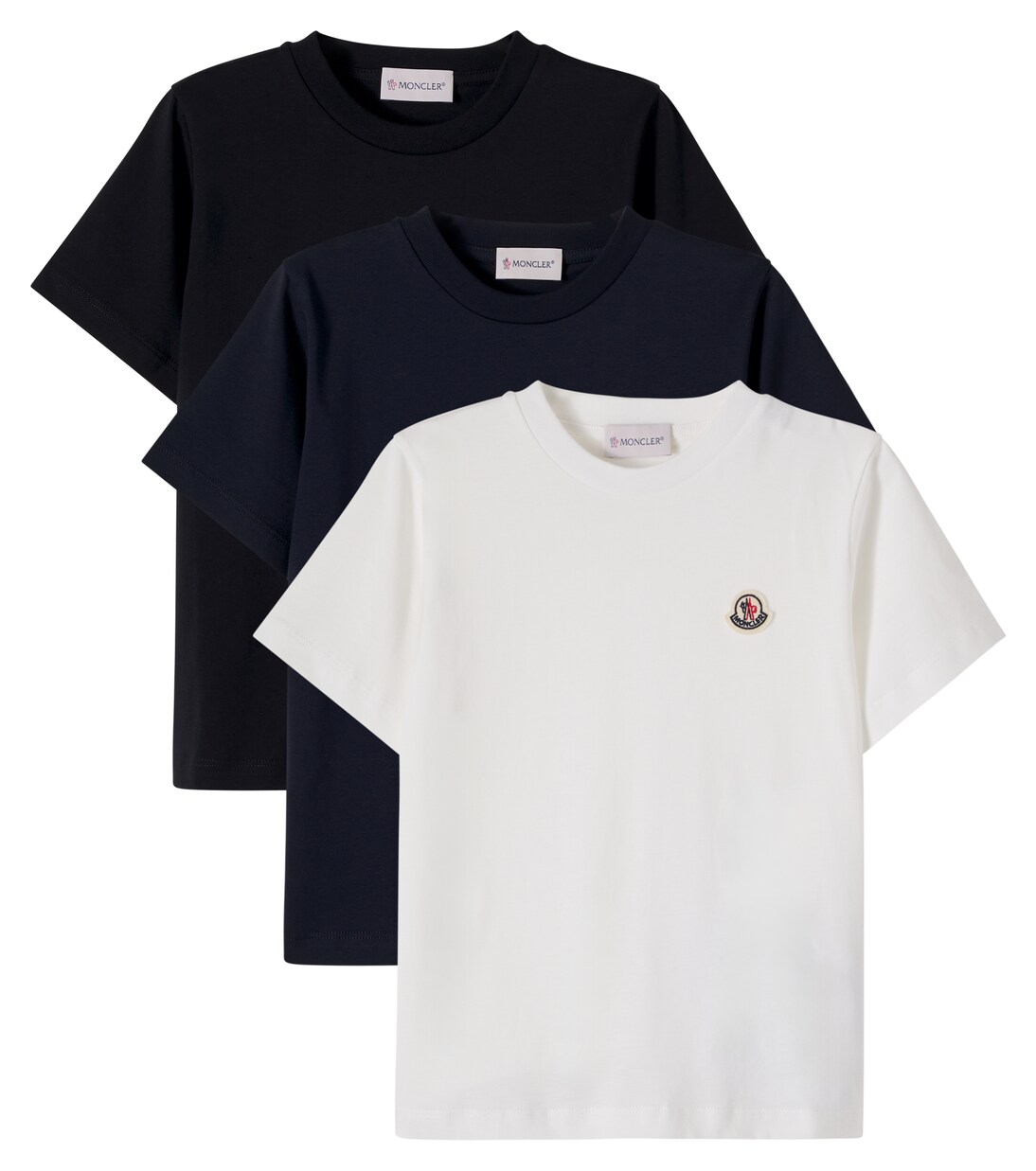 Set of 3 cotton jersey T-shirts | Moncler Enfant