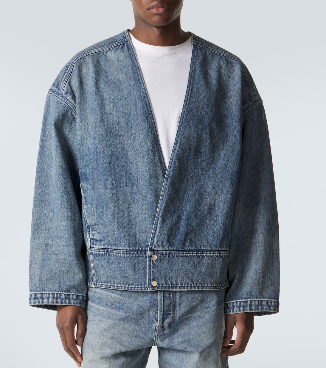 Faded denim jacket | Fear of God
