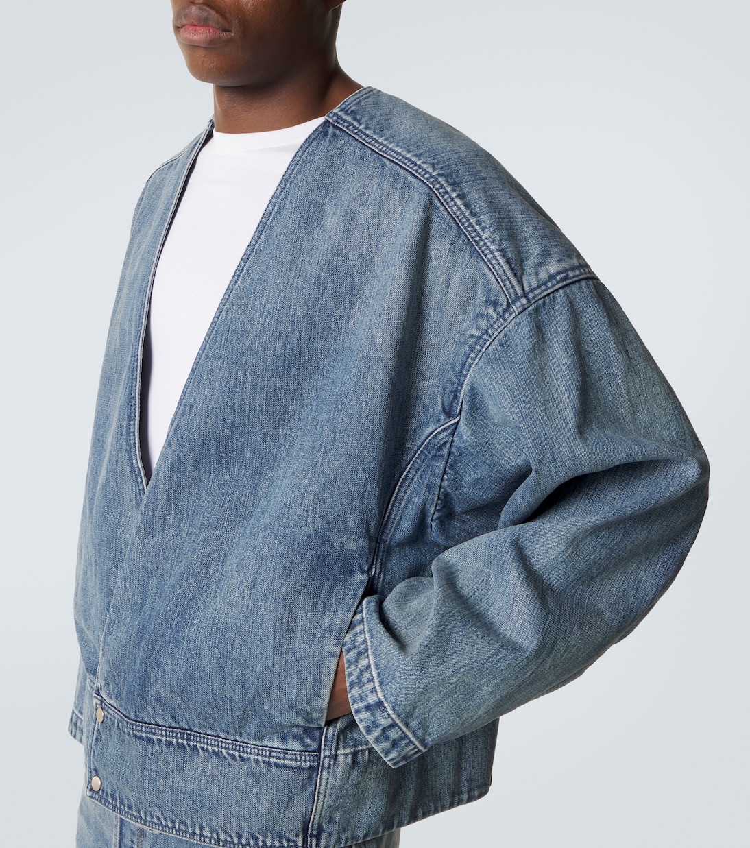 Faded denim jacket | Fear of God