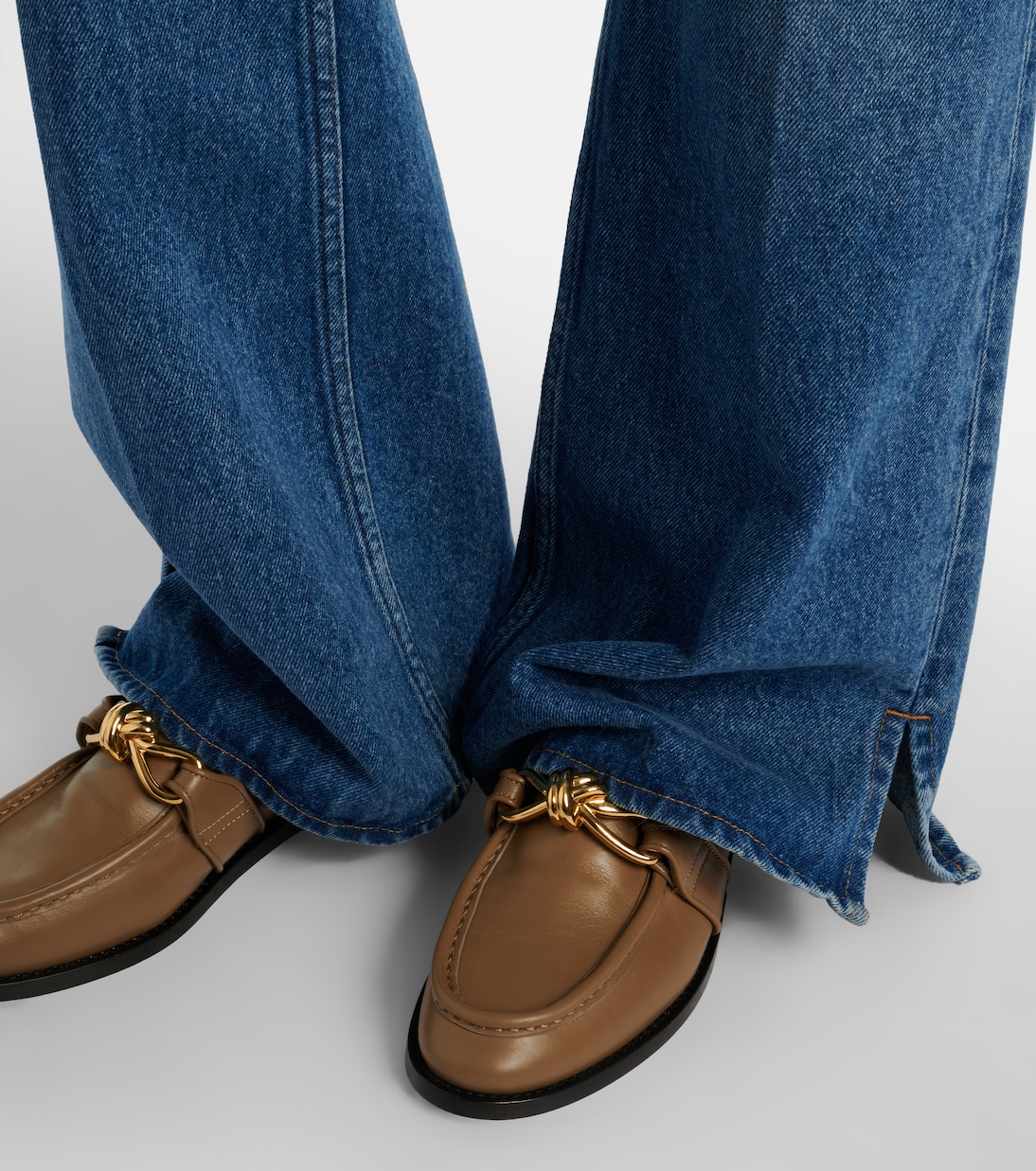 Mocassins Astaire Knot en cuir | Bottega Veneta