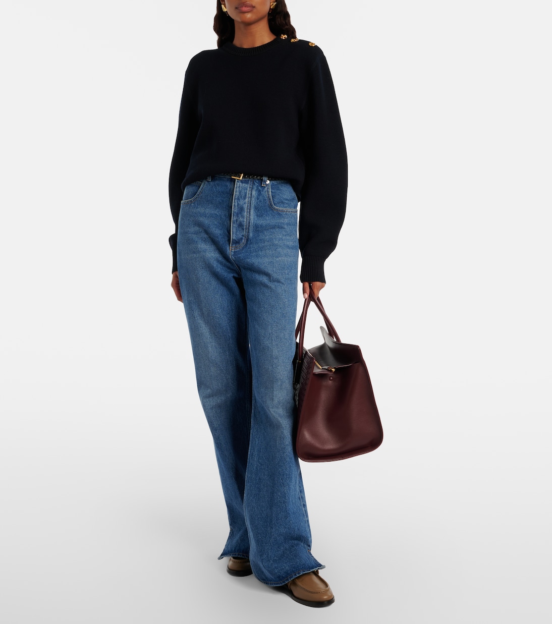 Mocassins Astaire Knot en cuir | Bottega Veneta