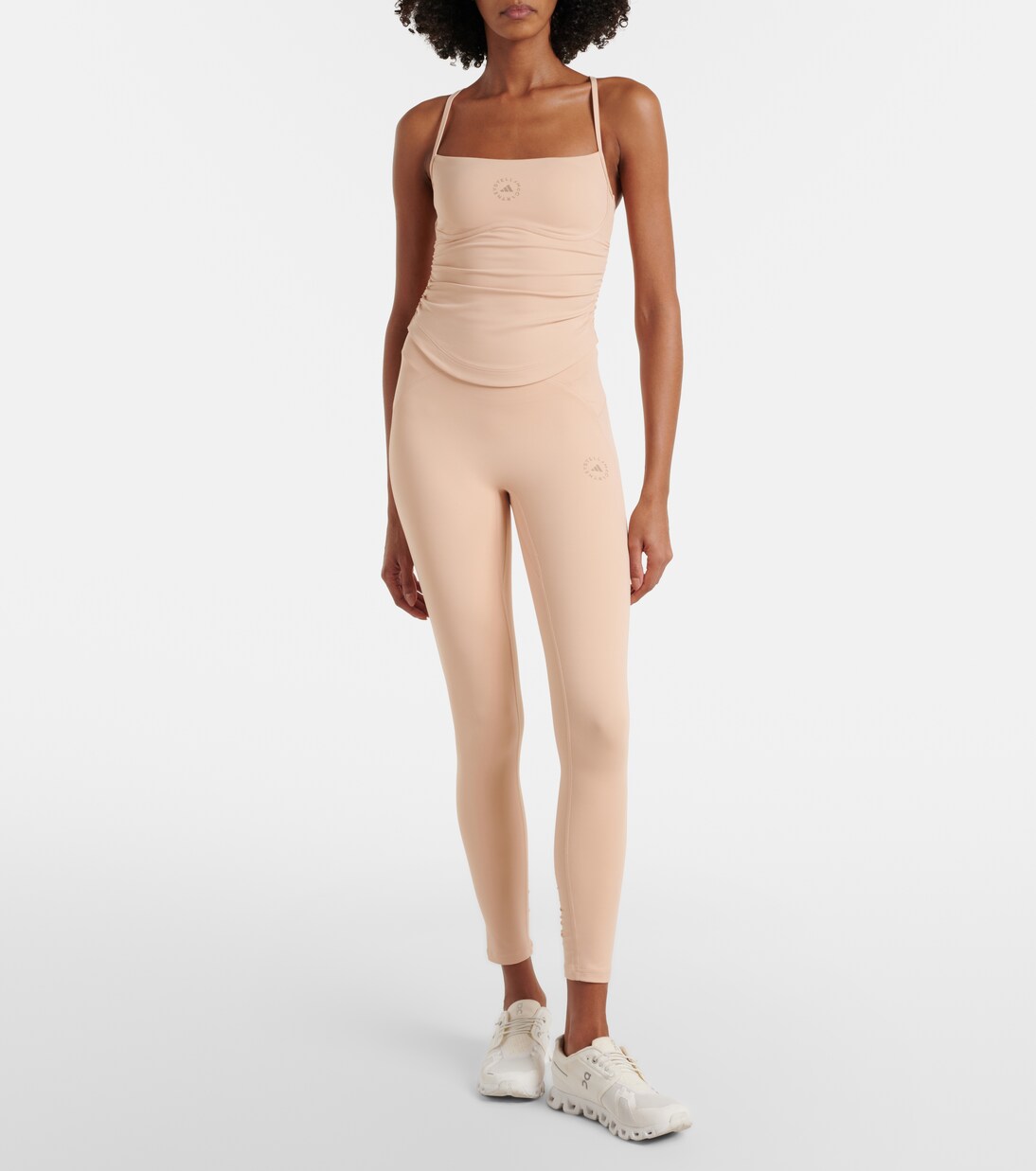 Logo ruched tank top | Adidas by Stella McCartney