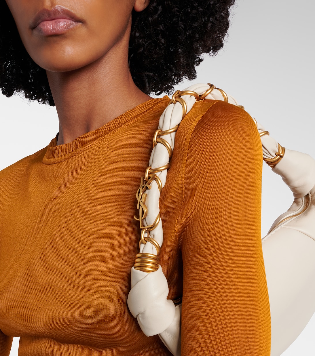 Amalia Mini leather top-handle bag | Saint Laurent