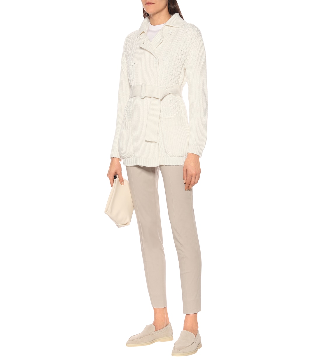 Tarabel belted cashmere jacket | Loro Piana
