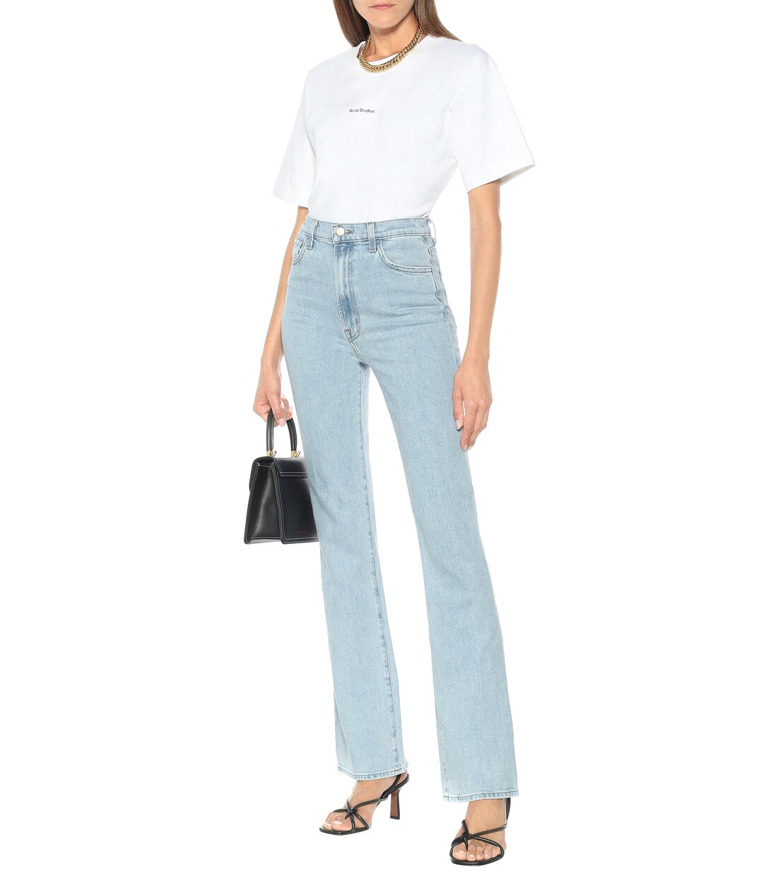 Runway high-rise flared jeans | J Brand