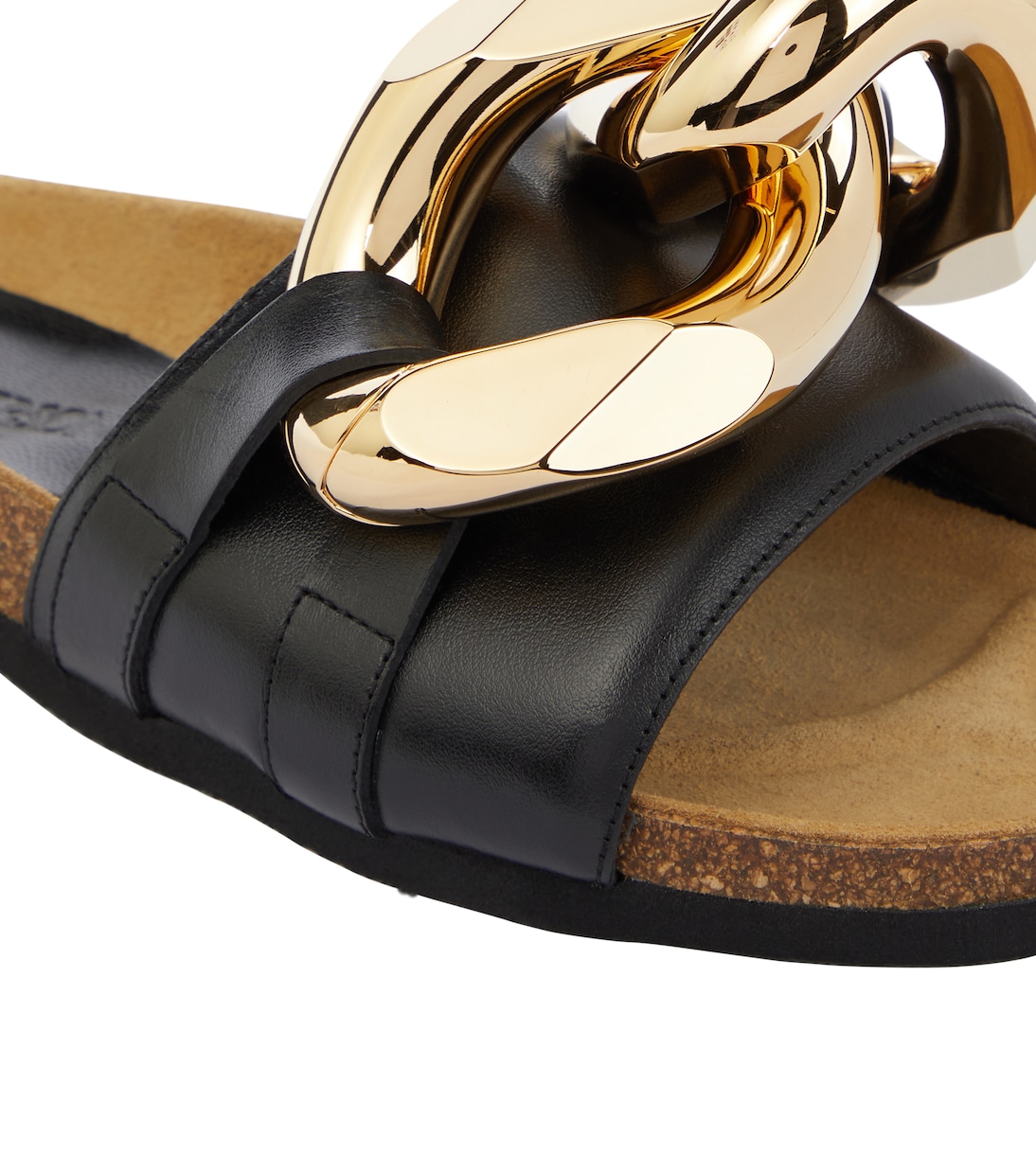 Embellished leather slides | JW Anderson