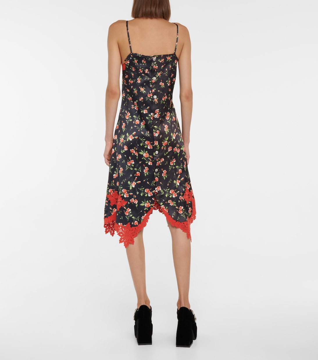 Floral printed midi dress | Rabanne