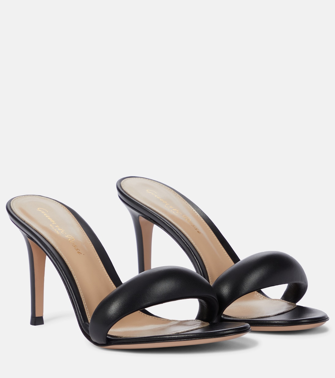 Pantoletten Bijoux 55 aus Leder | Gianvito Rossi
