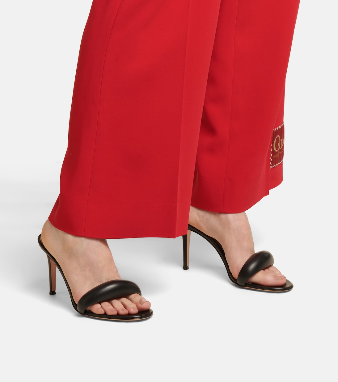 Pantoletten Bijoux 55 aus Leder | Gianvito Rossi