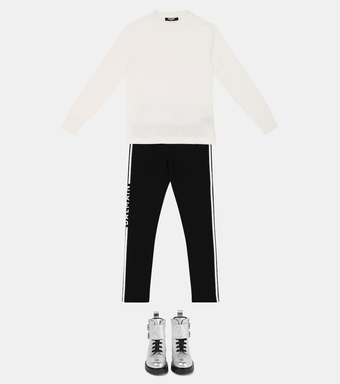 Pullover aus Schurwolle | Balmain Kids