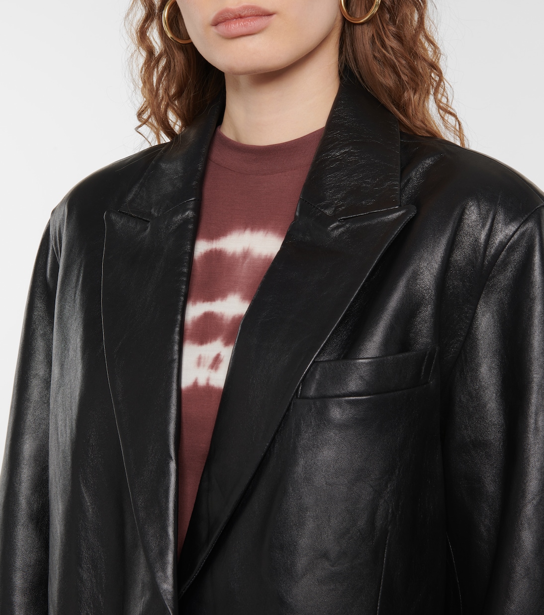 Blazer Carter aus Leder | Stand Studio