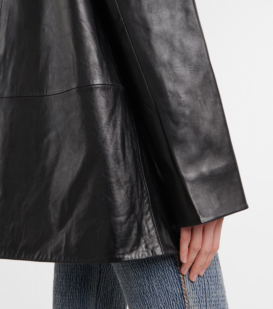 Blazer Carter aus Leder | Stand Studio