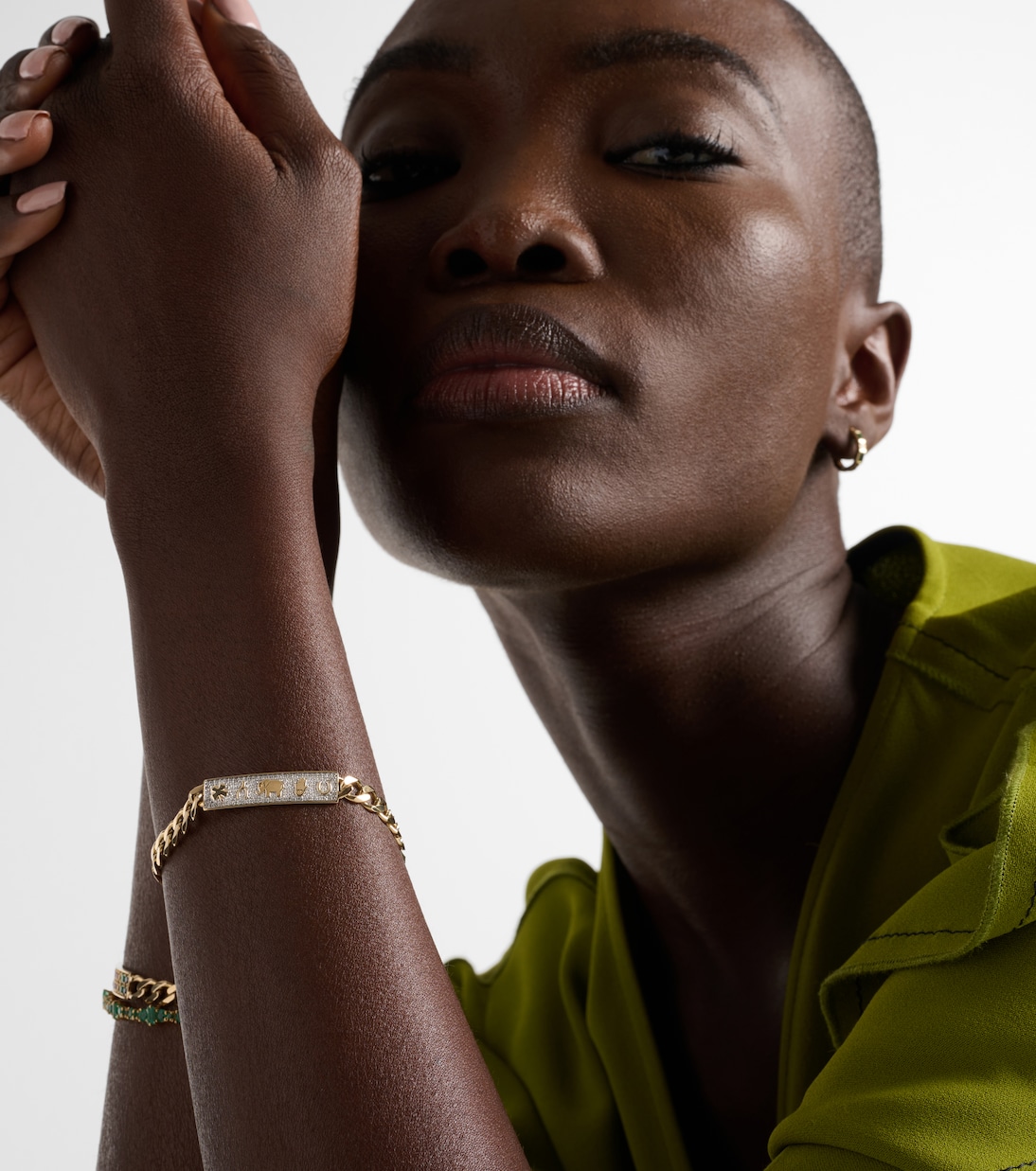 Luck 14kt yellow gold chain bracelet | Sydney Evan